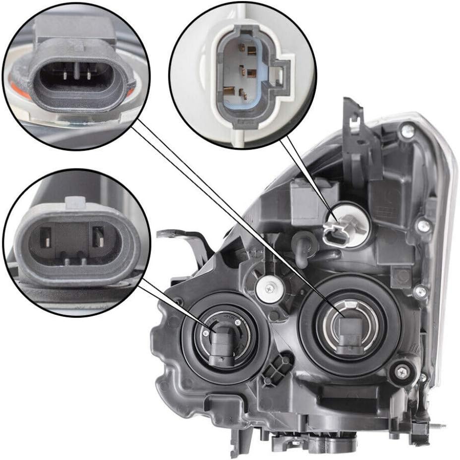 Nissan Rogue Headlight Assembly 2008 Driver Side Halogen G87500