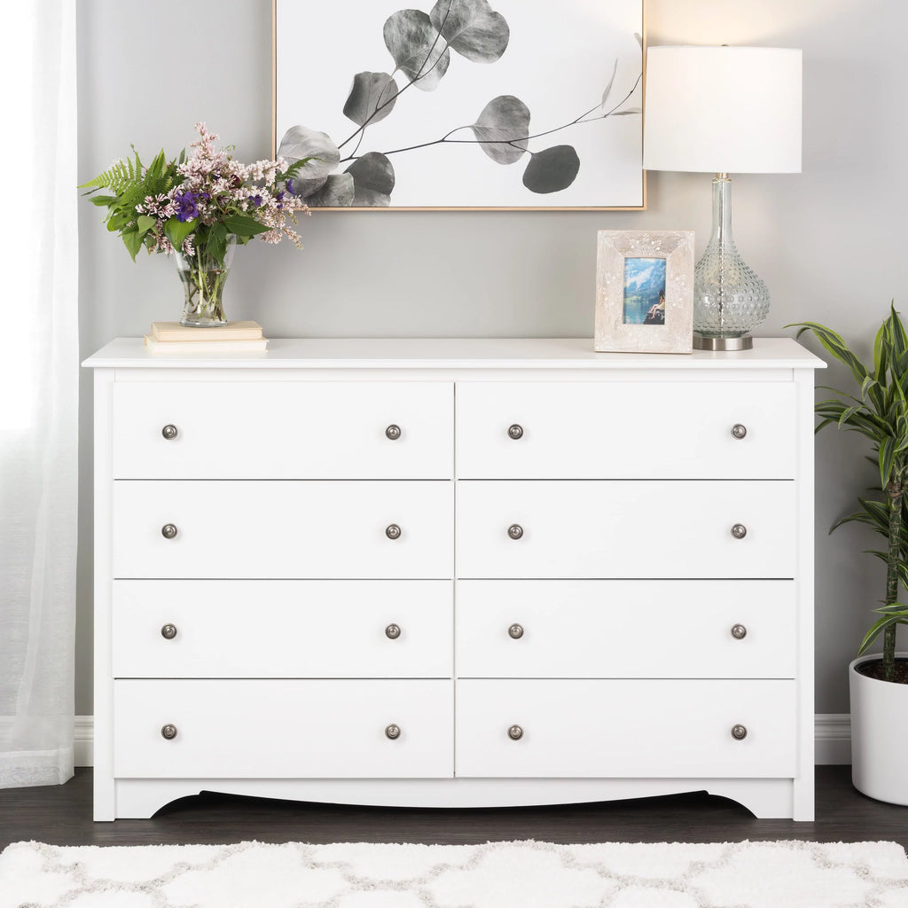 Black 8 Drawer Dresser S676517