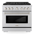 36 Gas Range with Convection Oven and 6 Burners in Stainless Steel G532