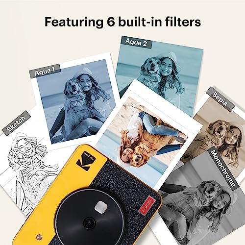 2-in-1 Instant Camera and Photo Printer with 60 Sheets Cartridge Q1670