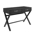 Black 2-Drawer Wood Desk A99880