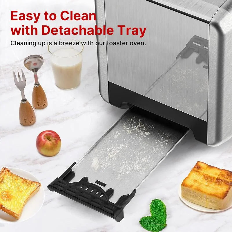 2 Slice Stainless Steel Toaster with Extra Wide Slots R939