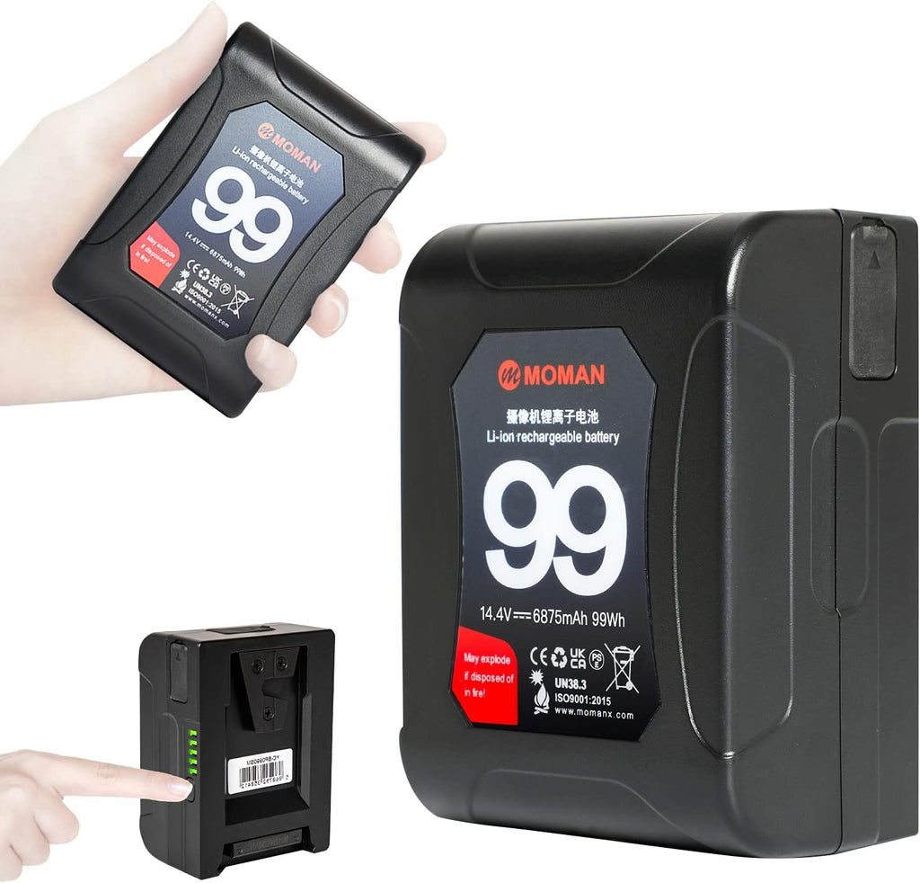 V Mount Battery 99Wh 15A with Dual D-Tap & USB Outputs H50187