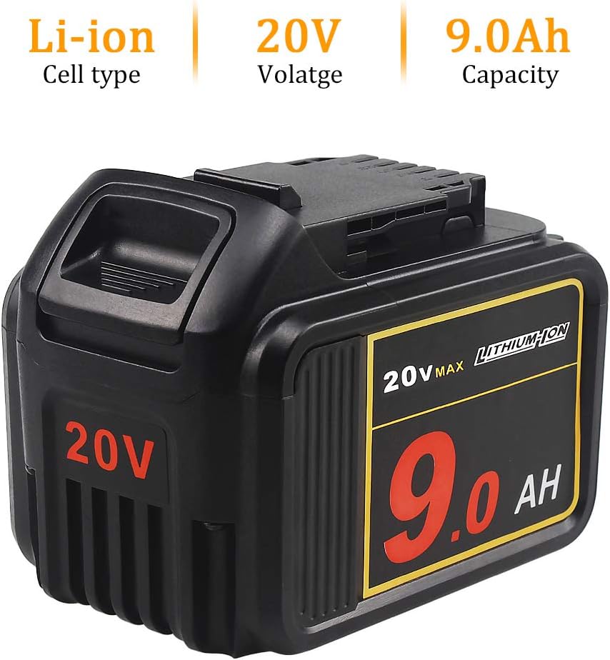 20V 9.0Ah Lithium Ion Battery Pack of 2 M9430