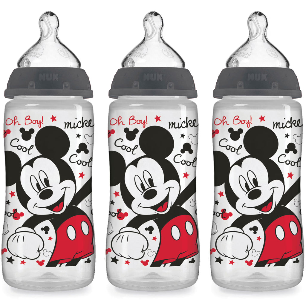 NUK Disney Baby Bottle 10 Ounce Pack of 3 M50567