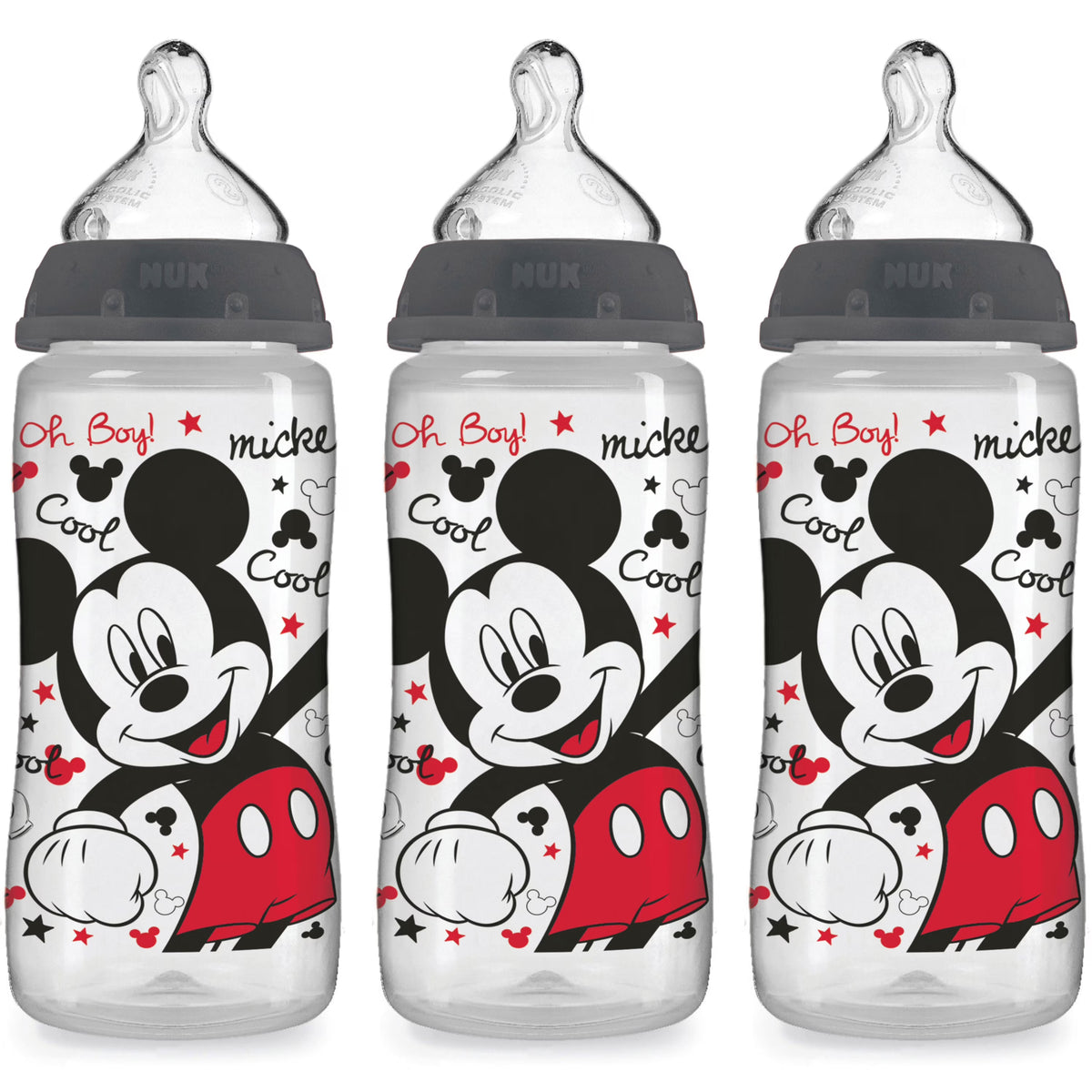 NUK Disney Baby Bottle 10 Ounce Pack of 3 M50567