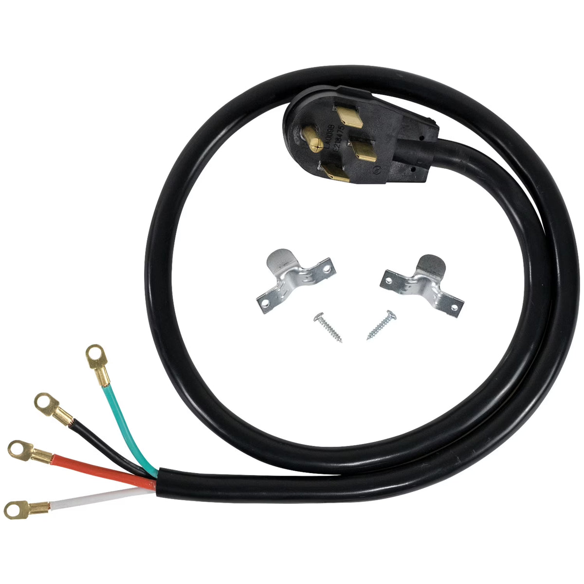 4-Wire Closed-Eyelet 40-Amp Range Cord, 6ft D65590