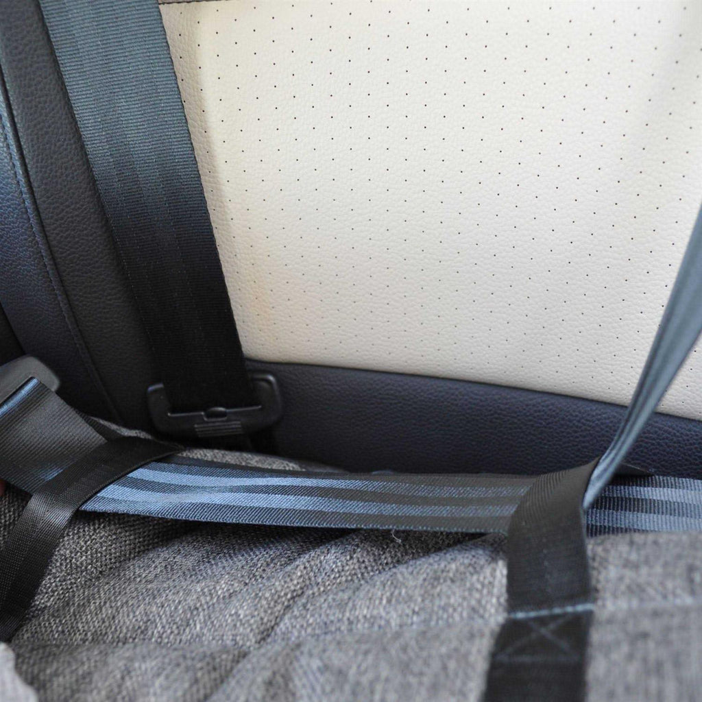 Memory Foam Dog Car Bed Gray O3201