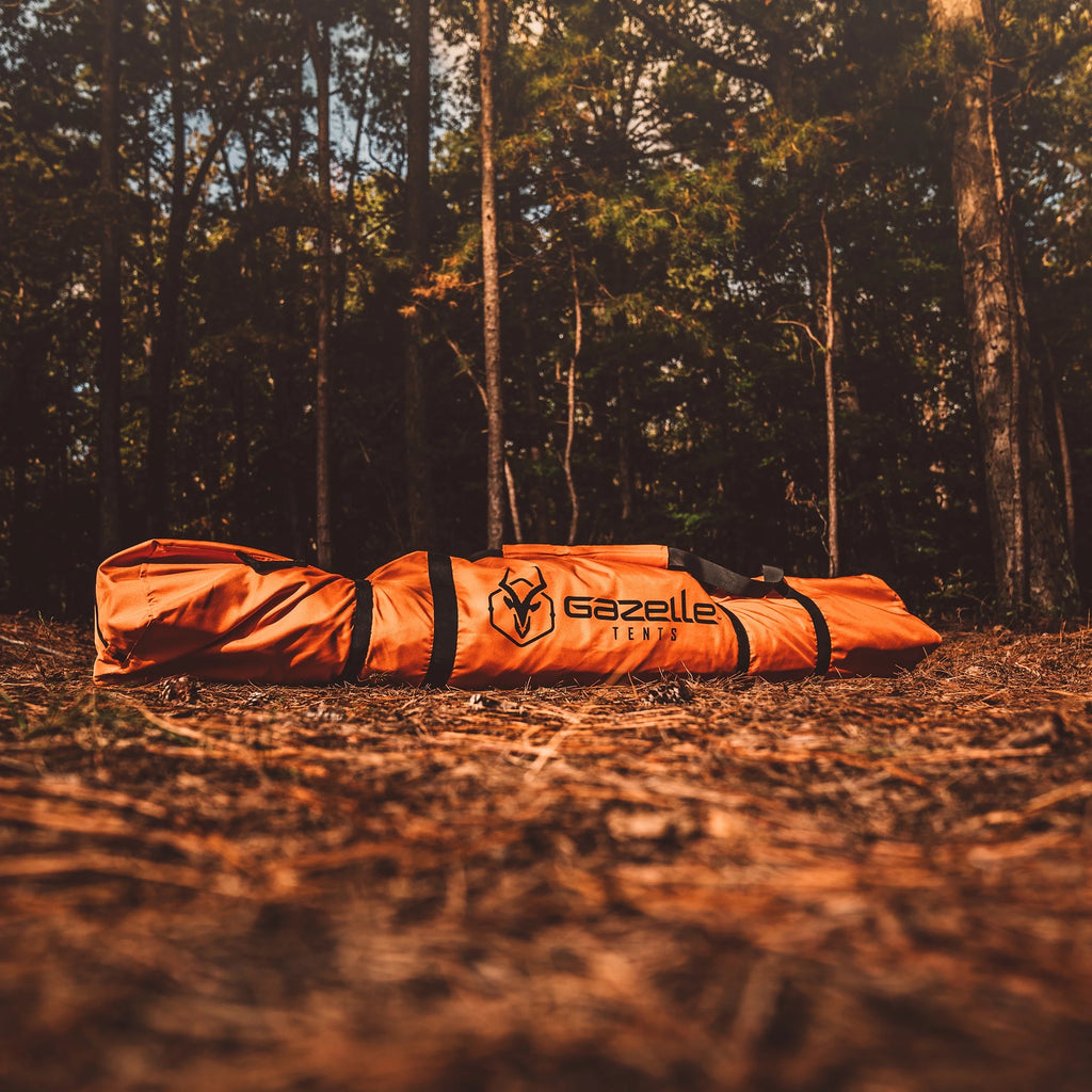 Portable Hub Tent, 4-Person, Sunset Orange W2605