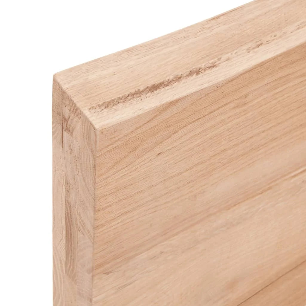 Solid Oak Wall Shelf Light Brown D53414
