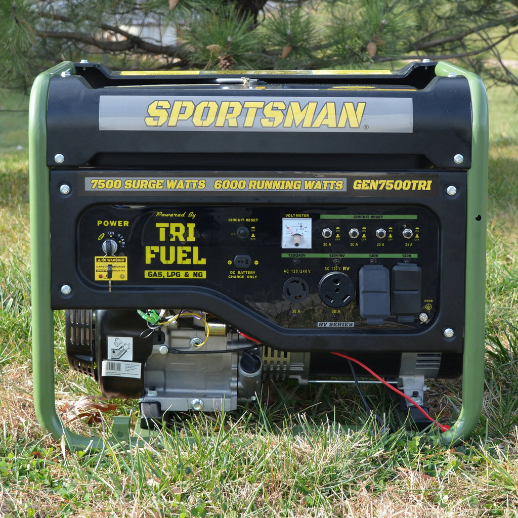 7500 Watts Portable Tri-Fuel Generator A839475