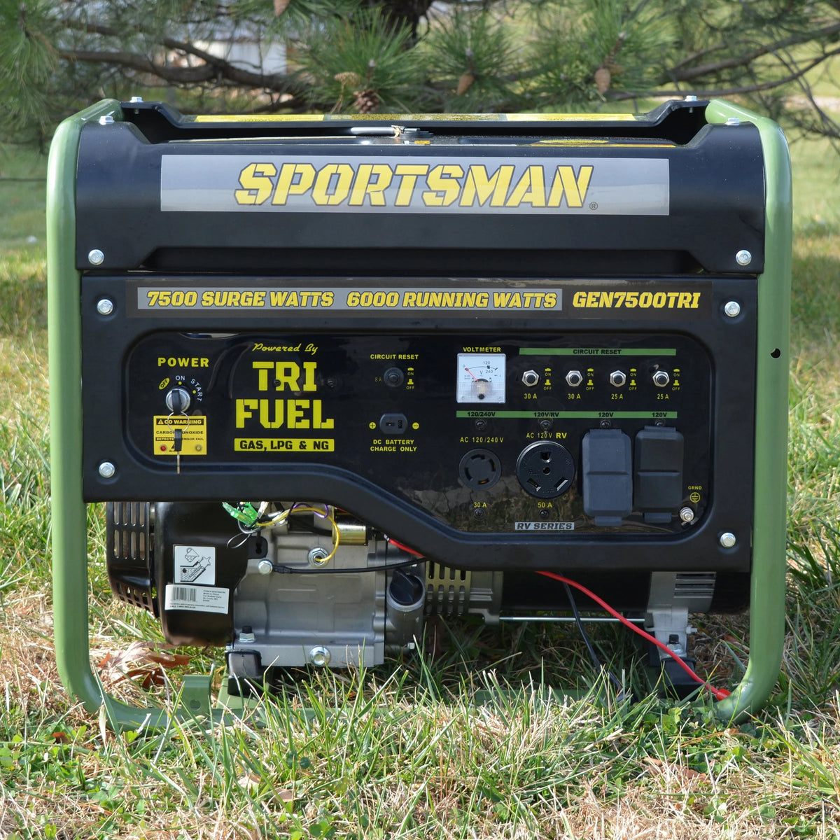 7500 Watts Portable Tri-Fuel Generator A839475