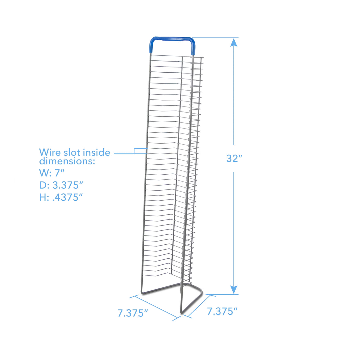 Blu-ray Wire Nestable Rack F190