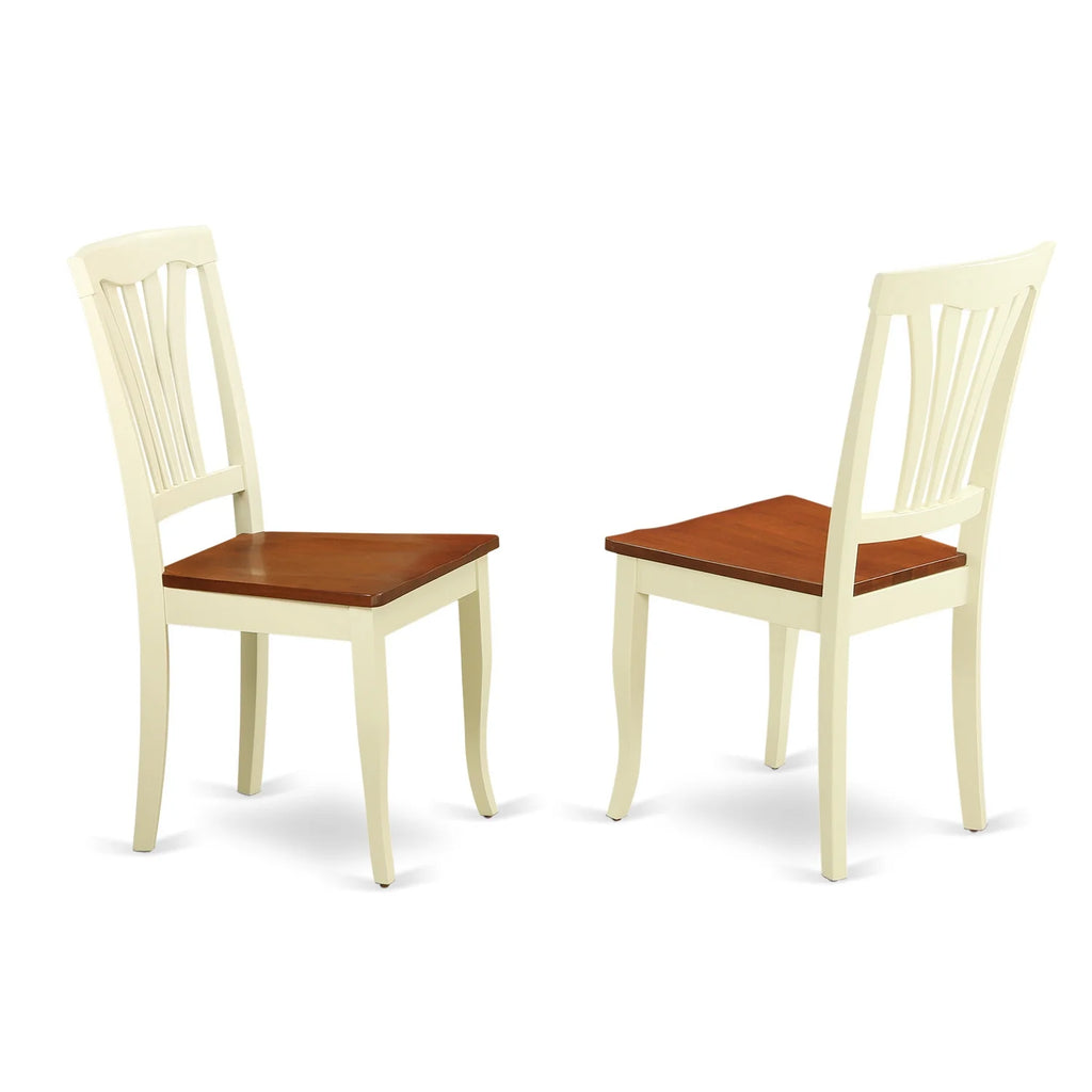 3 Pc Drop Leaf Dinette Set with 2 Wooden Dining Chairs G912537