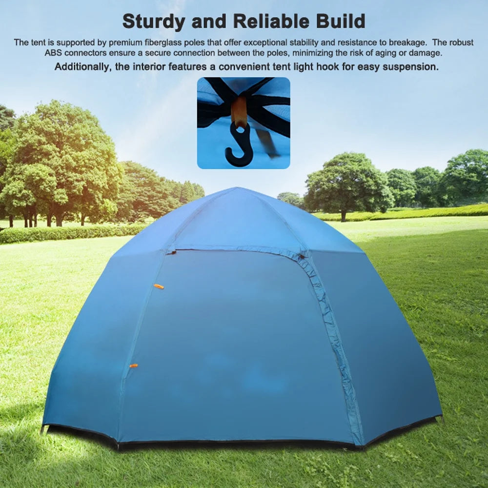 Camping Tent Quick Open Double Layer Rainproof F581