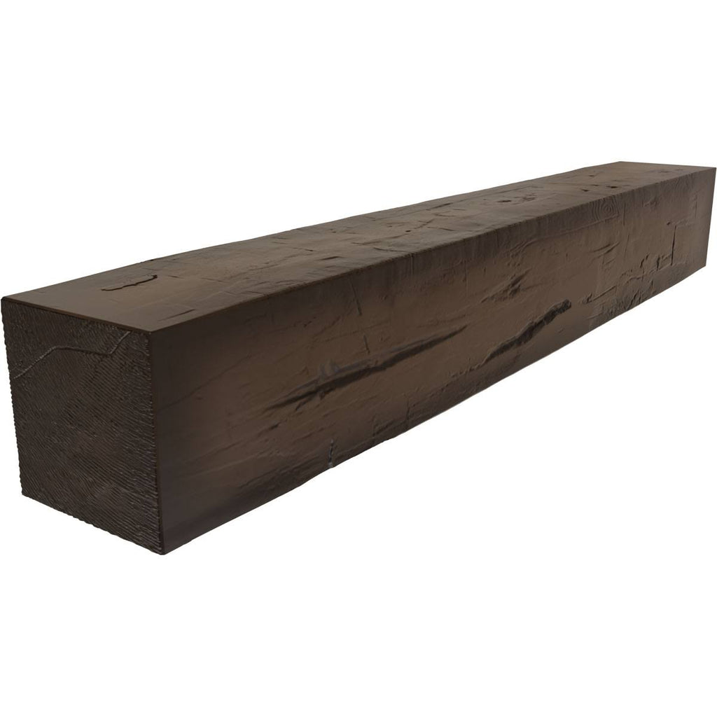 Natural Mahogany Faux Wood Fireplace Mantel N767489