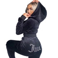 Velour Tracksuit 2-Piece Set N6209