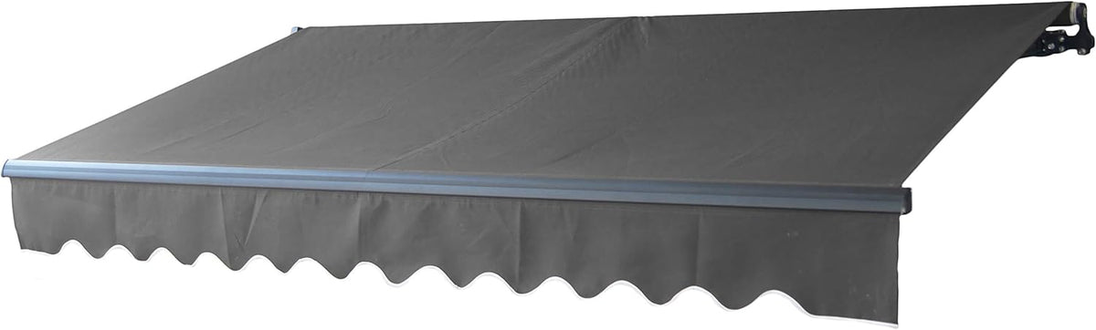 Motorized Retractable Patio Awning 12 x 10 Feet Blue E35843