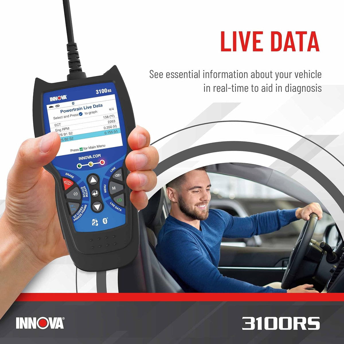 OBD2 Scanner with Live Data D122
