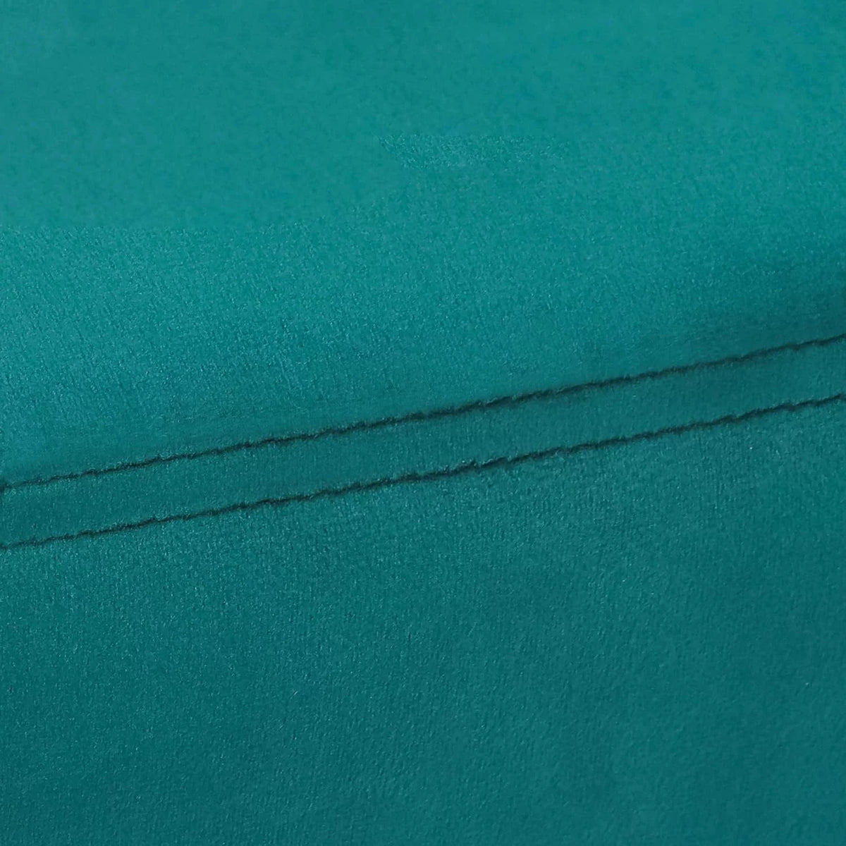 Malachite Blue Fabric Ottoman F44203