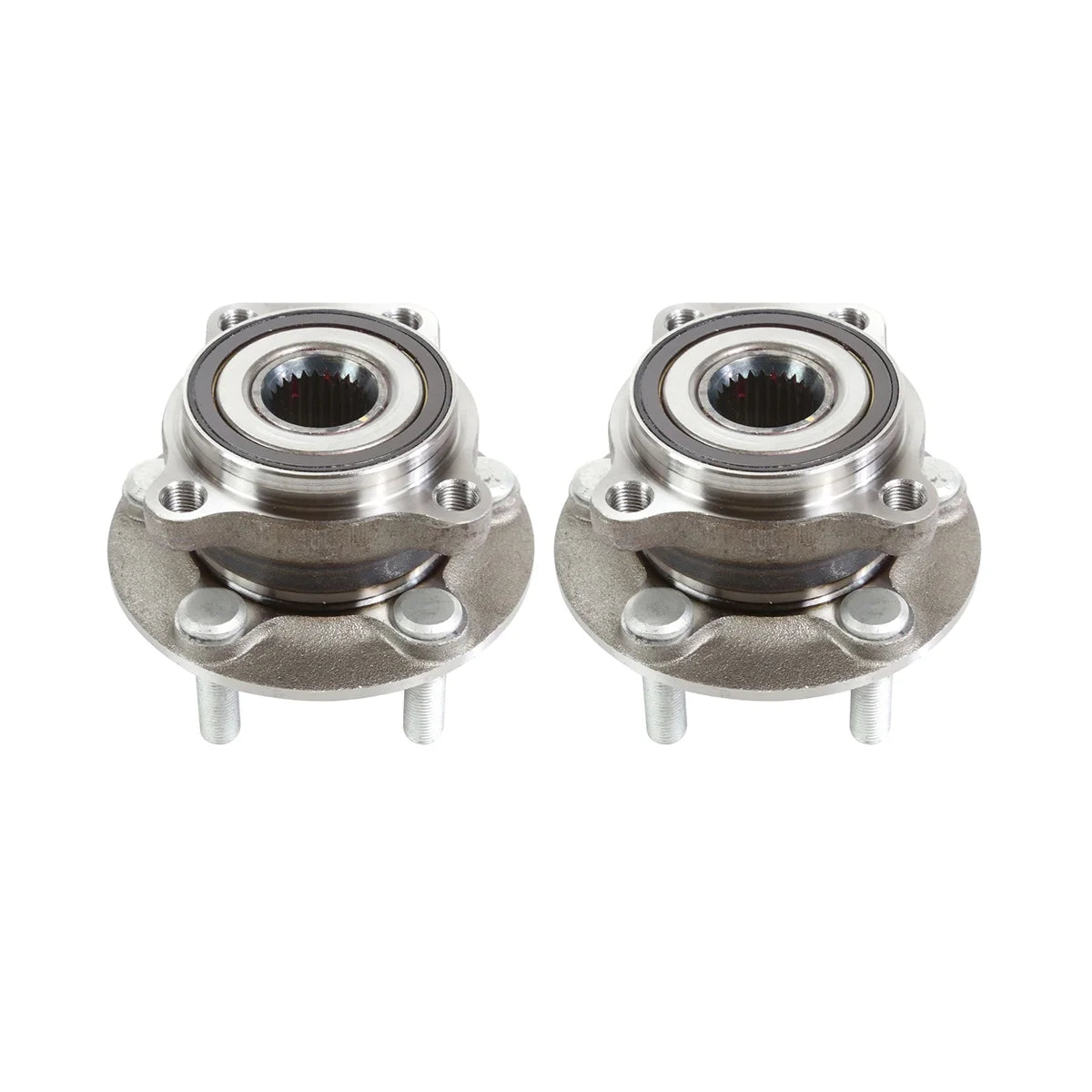 Front and Rear Wheel Bearing Hub Assembly with ABS Set of 4 J264843