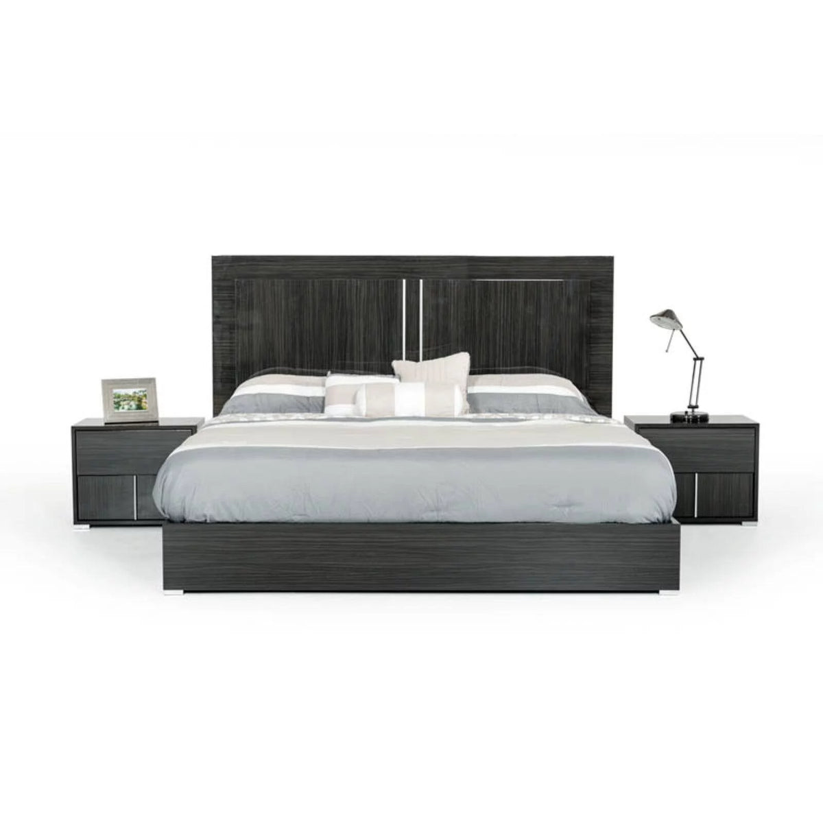 Grey Nightstand N918