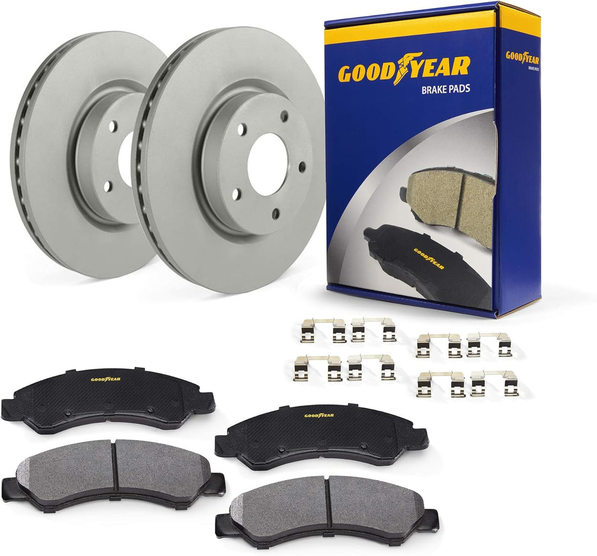 Front Brake Rotors & Ceramic Pads Kit for 2000 Toyota Celica F673