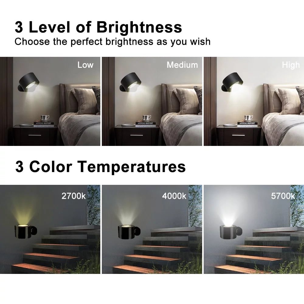 Rechargeable Led Wall Sconce U169