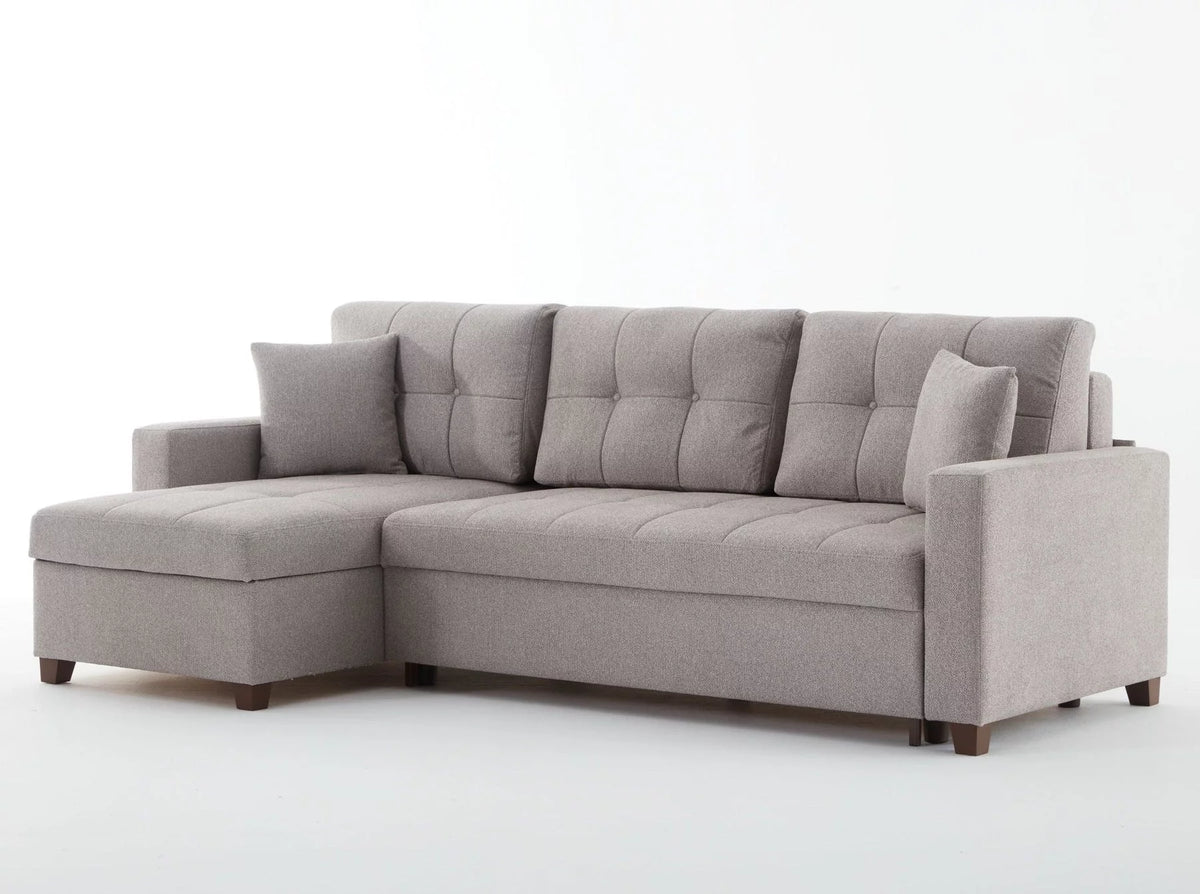 102" Queen Sleeper Reversible Sectional with Storage M227