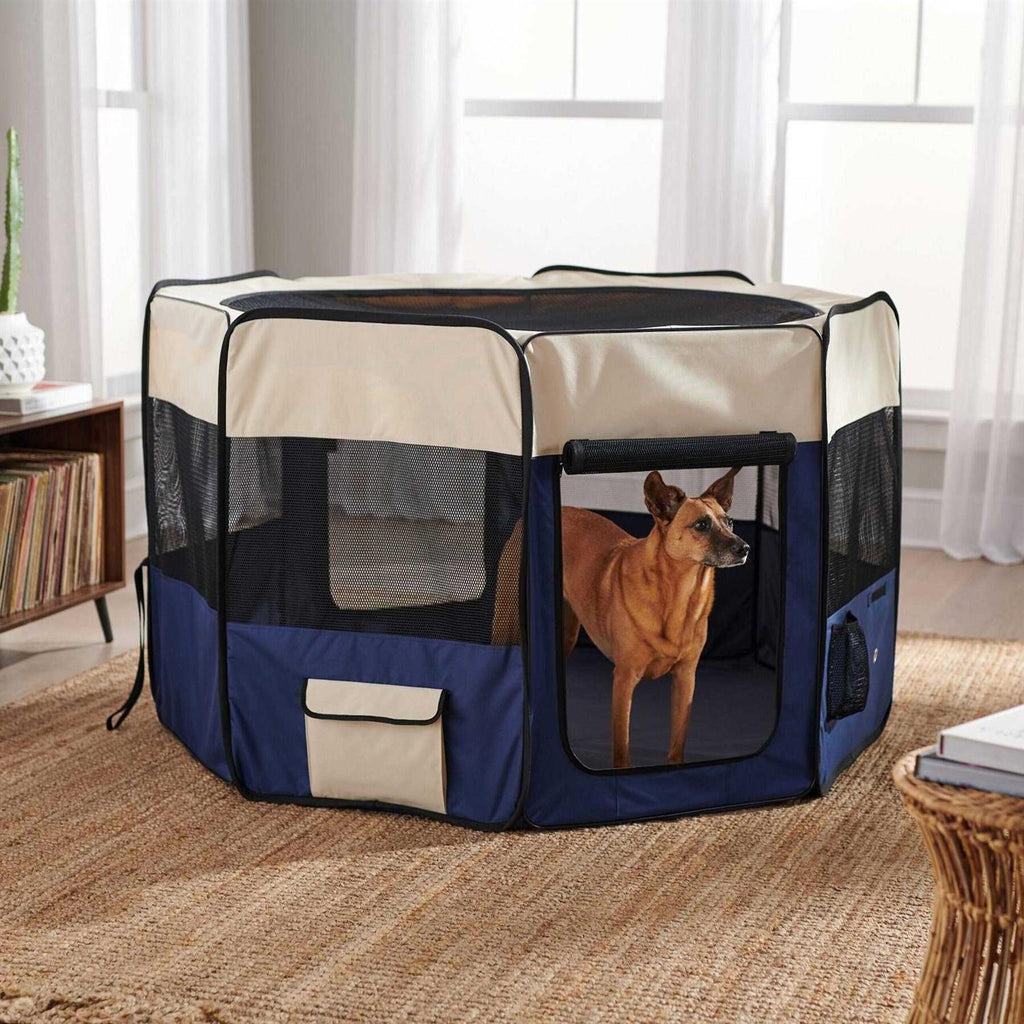 Soft-Sided Dog Cat Exercise Playpen X733
