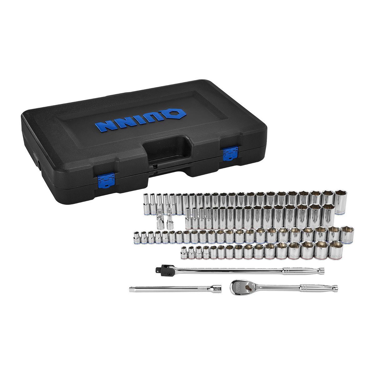 1/2 in. Drive SAE and Metric Socket Set, 83-Piece R409