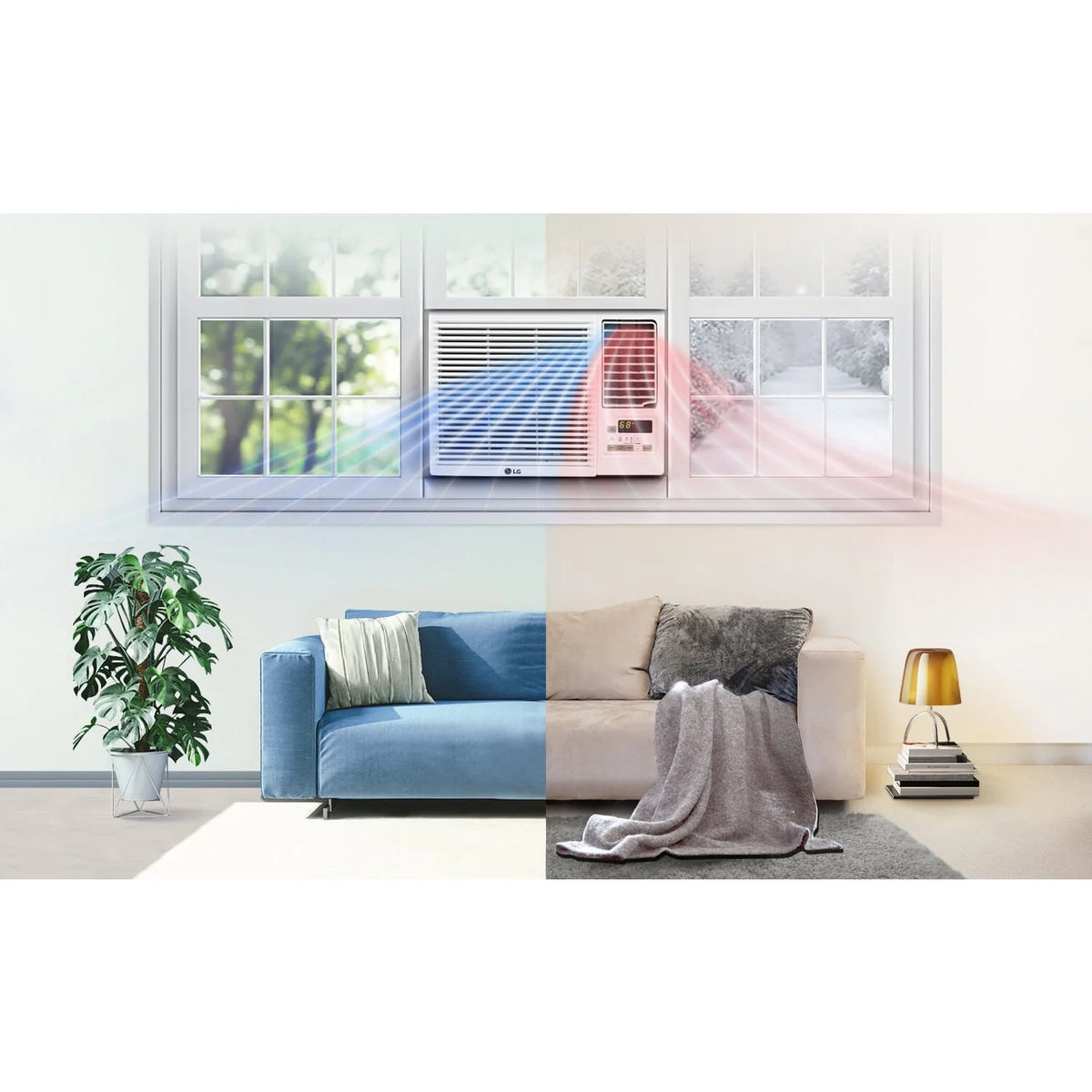 115V 14,000 BTU Smart Window Air Conditioner U162