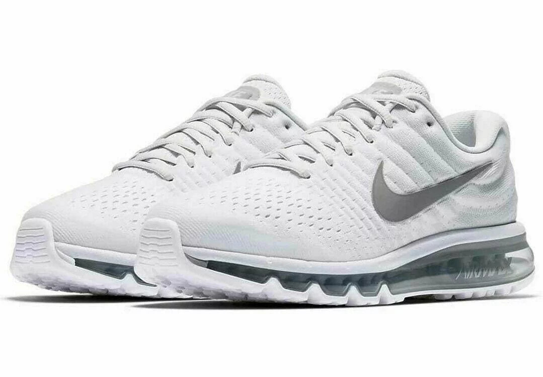 Platinum Wolf Grey/White Men's Size 7.5 Medium L598