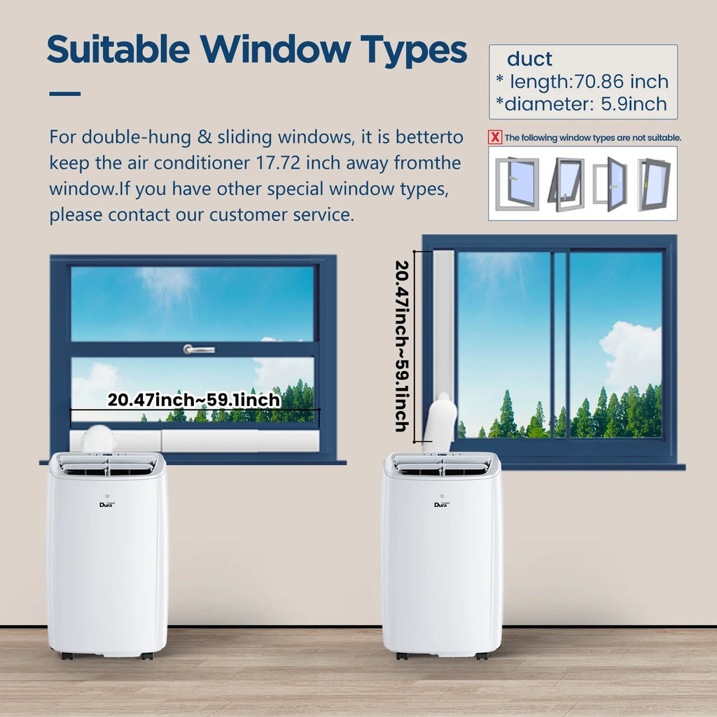 5300BTU Portable Air Conditioner, Dehumidifier, Fan D3783