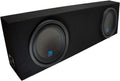 Dual 12 Sub Box Enclosure Package with Car Audio Subwoofers A165