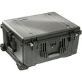 Watertight Hard Case with Cubed Foam & Wheels - Black T701