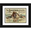 Black Ornate Framed Double Matted Museum Art Print Q844177