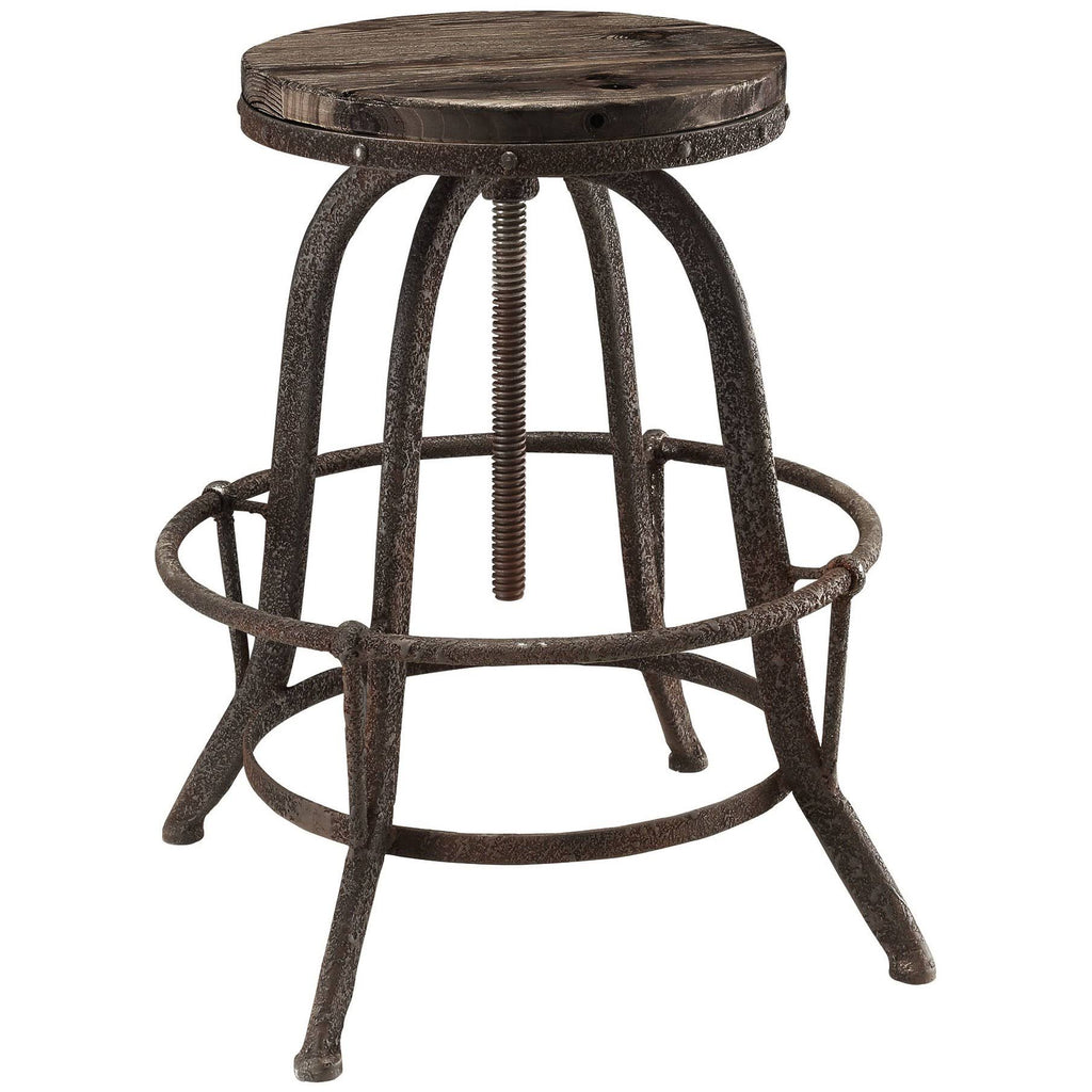 Brown Bar Stool Set of 4 Y8626